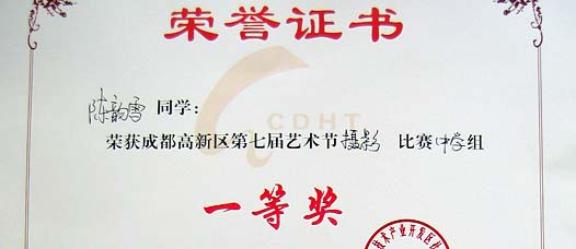  祝賀美視學(xué)子在成都市高新區(qū)第七屆中小學(xué)生藝術(shù)節(jié)比賽中獲獎(jiǎng) 