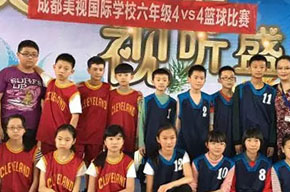  記六年級4VS4籃球比賽--精彩 默契 團結(jié) 和諧 