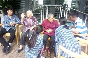  中學(xué)部|憶芳華，思敬老——五一志愿者活動(dòng) 